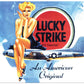 Small Metal Sign 45 x 37.5cm Vintage Retro Lucky Strike Cigarettes