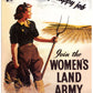 Large Metal Sign 60 x 49.5cm Vintage Retro Women's Land Army