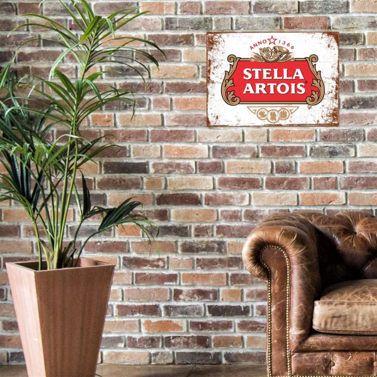Large Metal Sign 60 x 49.5cm Stella Artois