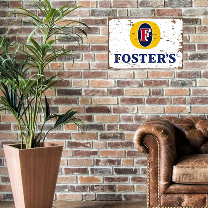 Large Metal Sign 60 x 49.5cm Foster's Ice Cold