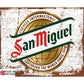Small Metal Sign 45 x 37.5cm Beer San Miguel