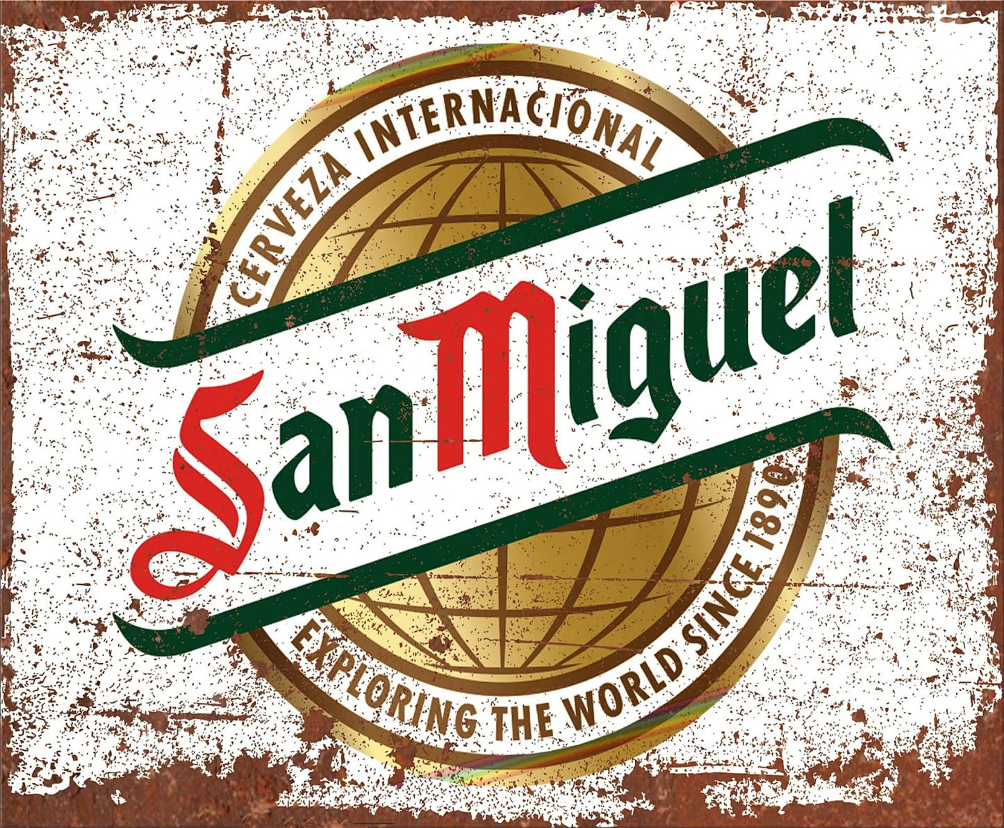 Small Metal Sign 45 x 37.5cm Beer San Miguel