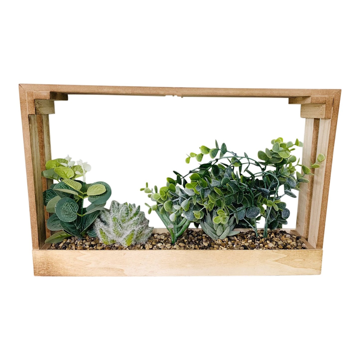 Modern Succulent Wall Crate Shelf