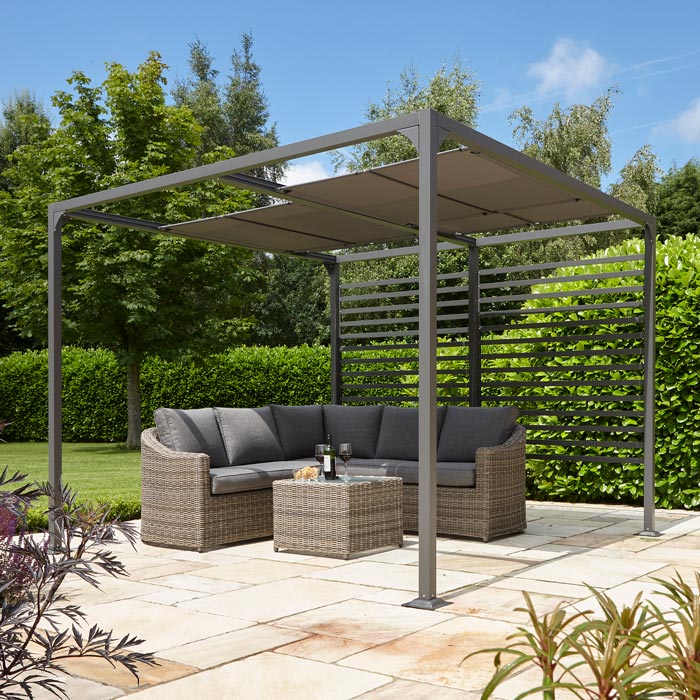 Aluminium Free-standing Pergola Florence