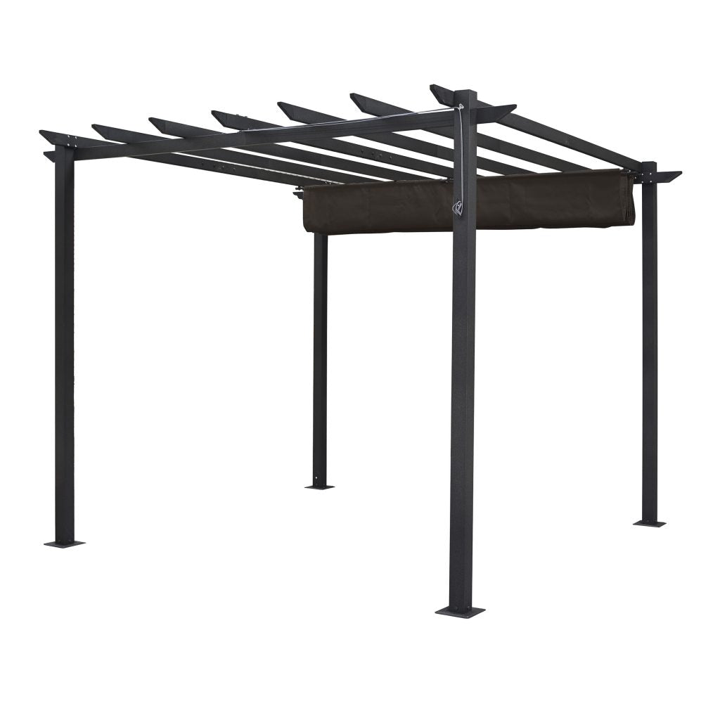 Aluminium Free-standing Pergola Latina Grey