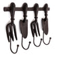 Metal Tool Shaped Four Hooks 27x20cm