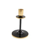 Small Black and Gold Candlestick