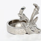 Silver Tealight Holder With Stags Head