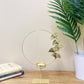 Tealight Holder with Lotus Leaf Sculpture