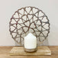 Metal Heart Sculpture Candle Holder