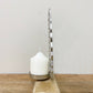 Metal Heart Sculpture Candle Holder