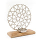 Metal Heart Sculpture Candle Holder