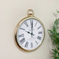 Round Copper Wall Clock 42cm