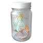Butterfly Led Light Chain In Glass Jam Jar - Multicoloured