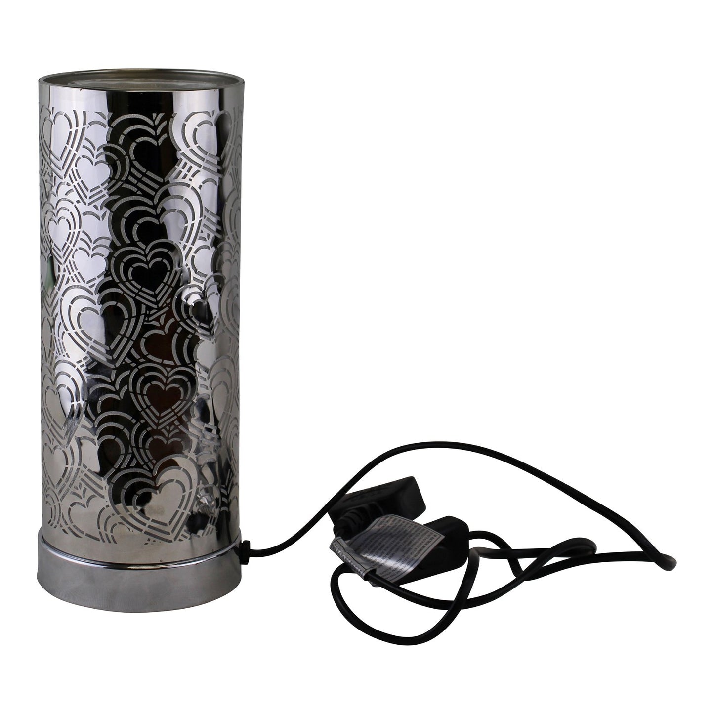Heart Design Colour Changing LED Lamp & Aroma Diffuser in Silver