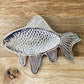 Silver Metal Fish Shape Tray 19cm