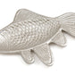 Silver Metal Fish Shape Tray 19cm