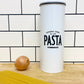 White General Store Pasta Canister
