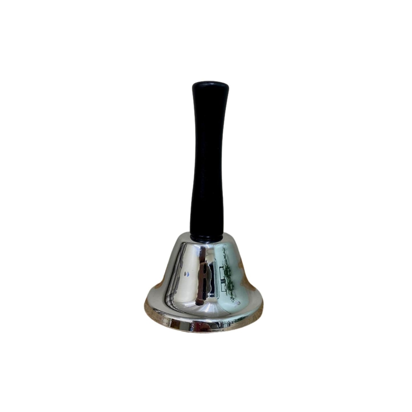 Classic Hand Bell, Black & Silver