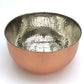 Large Hammered Copper Coloured Bowl