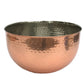 Large Hammered Copper Coloured Bowl