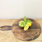 Circular Wooden Chopping Board With Carved Handle 39cm