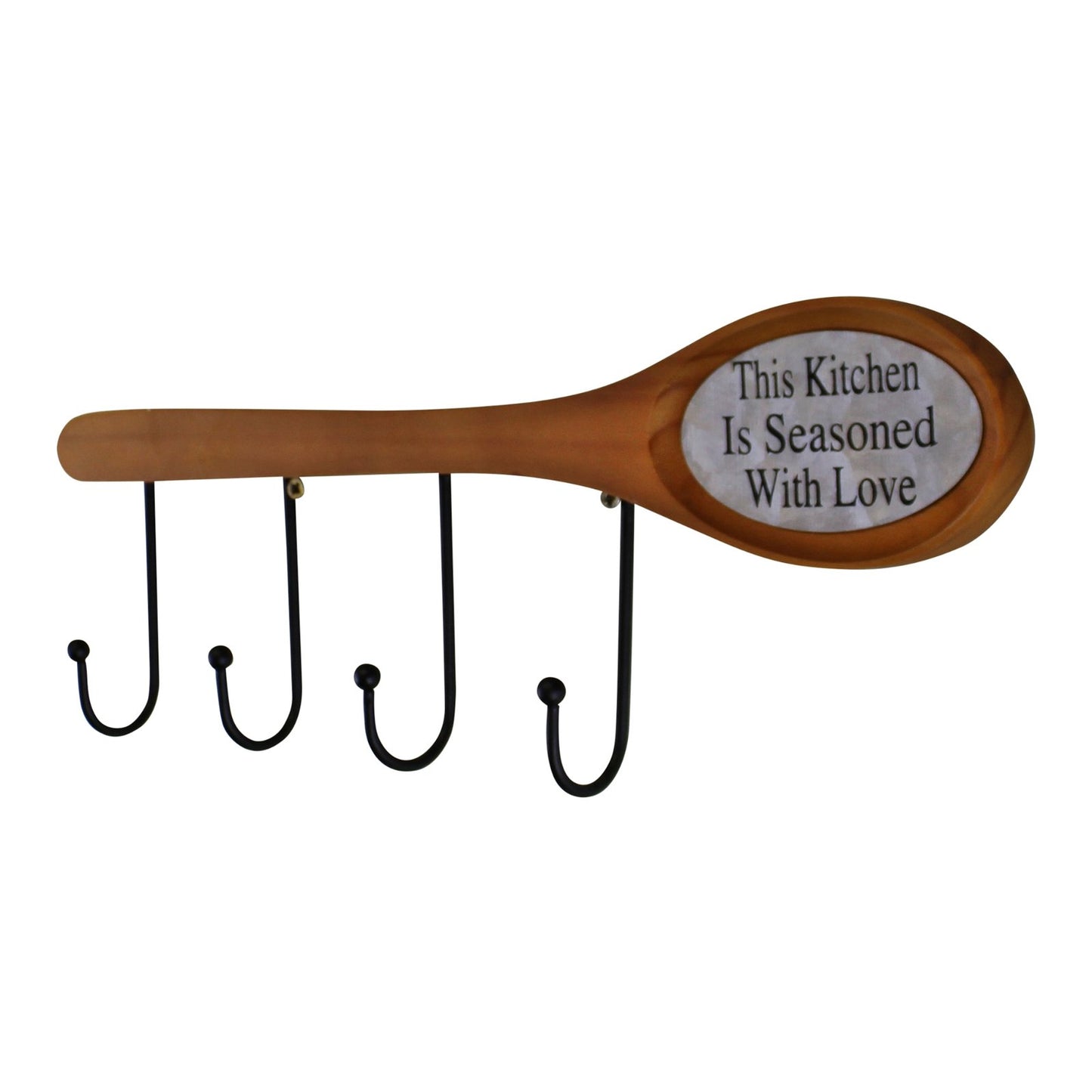 26cm Wooden Spoon With Hooks