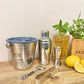 Bar Tool & Cocktail Set Stainless Steel Bucket