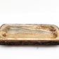 Small Wooden Platter Tray With Bark Edging