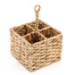 Natural Waterhyacinth Woven Cutlery Holder 26cm