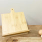 Bamboo Wood Recipe Book Holder