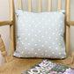 Scatter Cushion With A Grey Heart Print Design 37cm