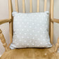 Scatter Cushion With A Grey Heart Print Design 37cm