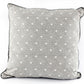 Scatter Cushion With A Grey Heart Print Design 37cm