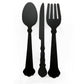 Black Three Piece Cutlery Wall Chalkboards 122cm
