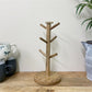 Mango Wood Heart Mug Tree