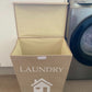 Natural Jute Fabric Laundry Basket 50cm