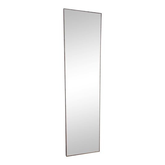 Grey Wood Wall Mirror 121cm