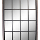 Grey Window Style Wall Mirror 60x80cm
