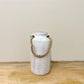 Large Stone Vase with Rope Handle