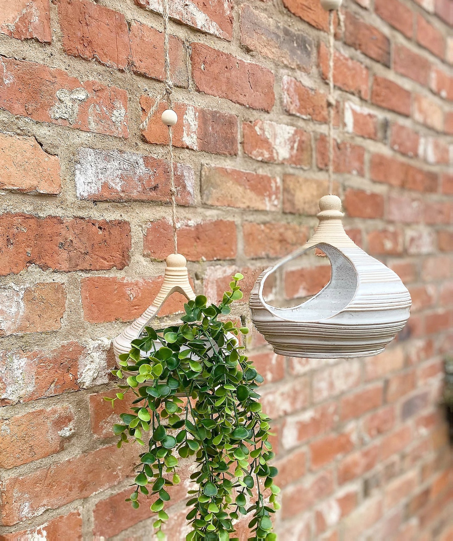 Sandstone Hanging Planter