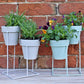 Potting Shed Small Double Planter On Stand, Green