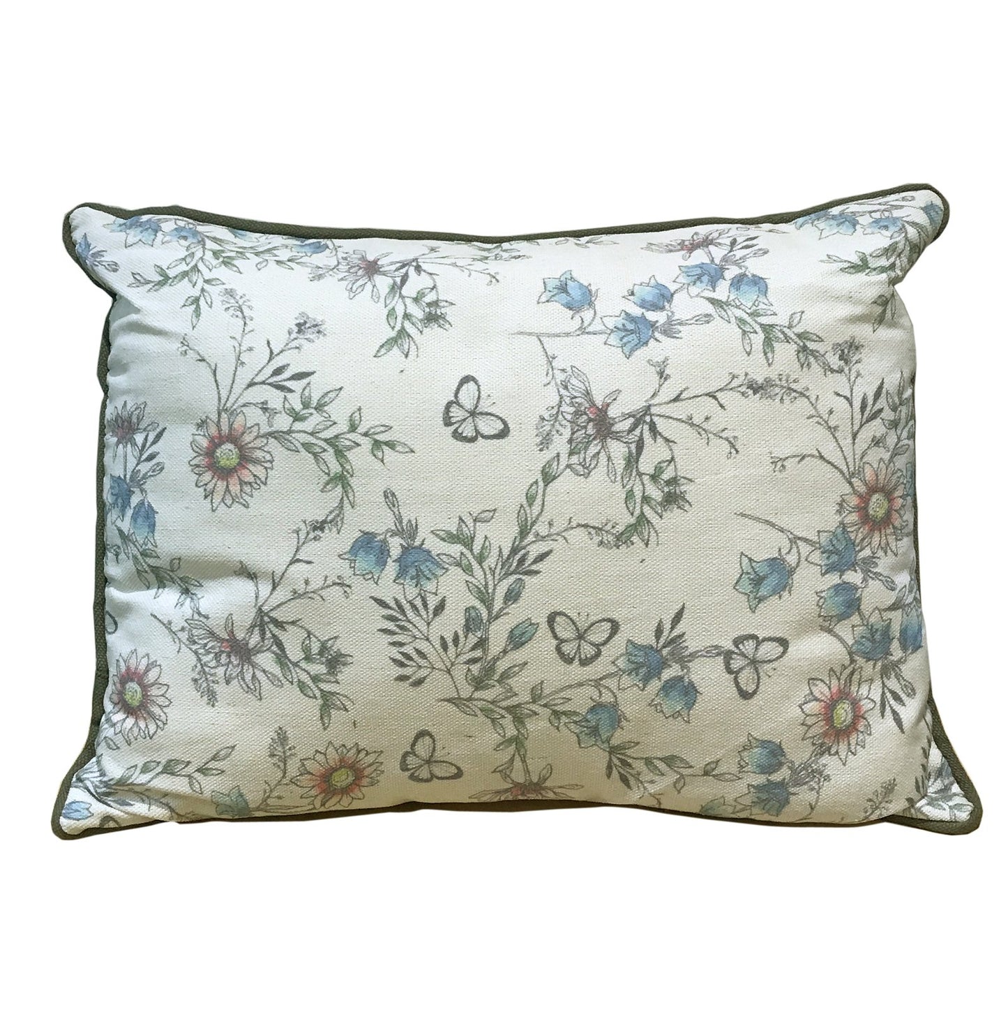 Secret Garden Cushion - Blue