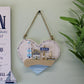 Seashore Hanging Wooden Heart Plaque