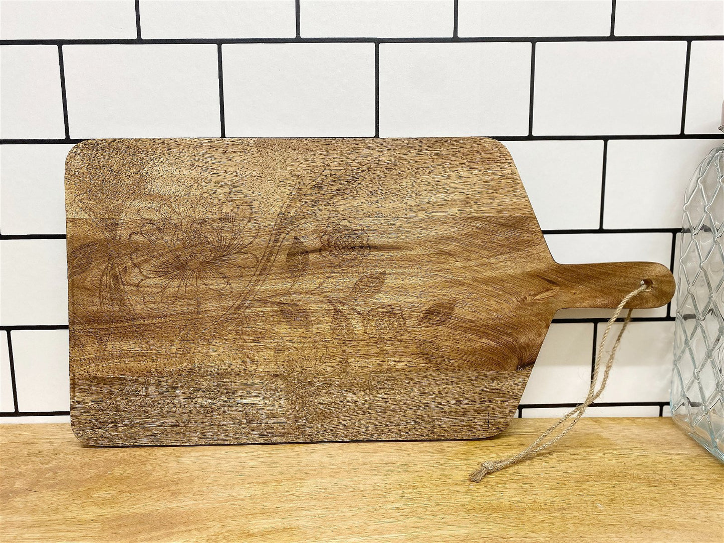 Etched Wood Chopping Board