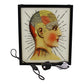 Decorative Lightbox, Phrenology Head