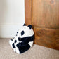 Fabric Mother and Baby Panda Doorstop