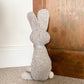 Woven Fabric Rabbit Doorstop