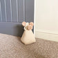 Beige Pompom Doorstop