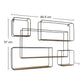 Extra Large Rectangular Metal Wall Shelf